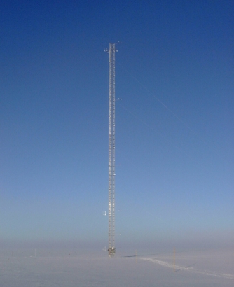 50 m meteorological tower at Summit, Greenland